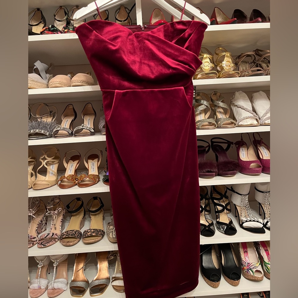Velvet Red Dress